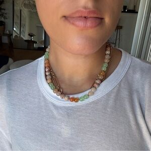 Jasper Beaded Necklace